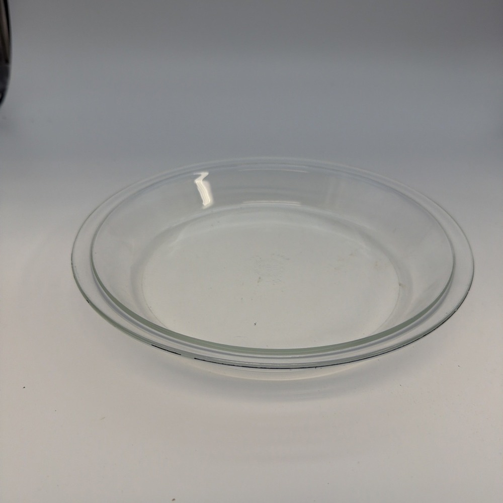 Vintage PYREX 209 *9inch* PIE PLATE clear borosilicate glass 1950's 1960's